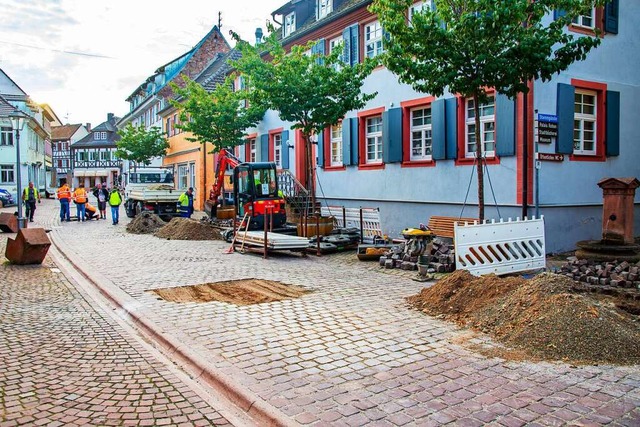 In Ettenheim wurde  nach einem Gasleck gesucht.  | Foto: Olaf Michel