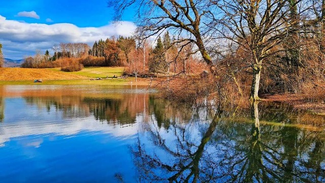 Der Schwarzwaldverein wirbt um Stimmen... Naturwunderwahl fr den Eichener See.  | Foto: Schwarzwaldverein