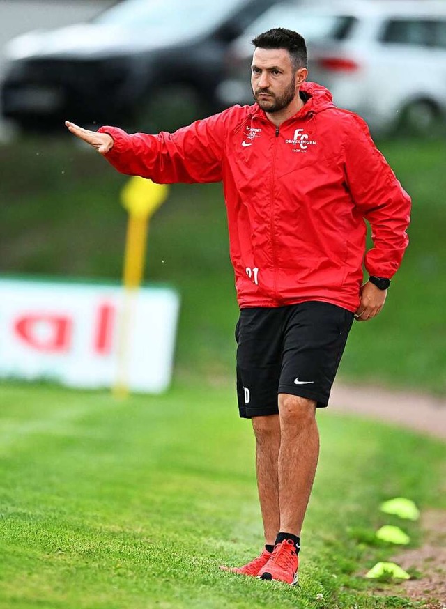 Keine leichte Zeit beim FC Denzlingen: Trainer Marco Dufner.  | Foto: Achim Keller