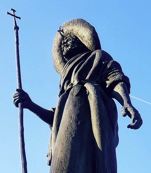 Statue des heiligen Fridolin  | Foto: Hildegard Siebold