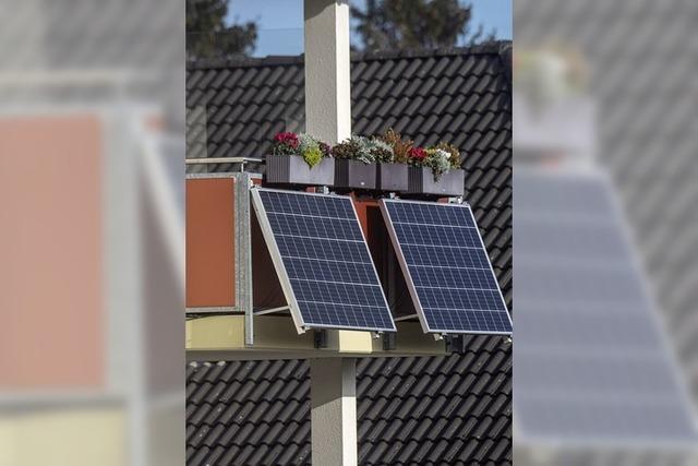Weitere Photovoltaik-Balkonanlagen werden gefrdert