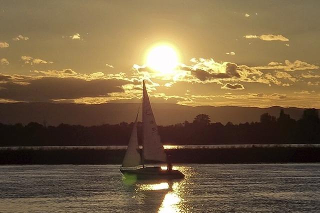 Abendstimmung am Rhein