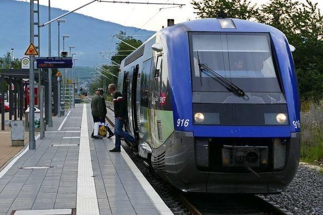Bis Dezember fahren keine Blauwale-Züge von Müllheim nach Mulhouse