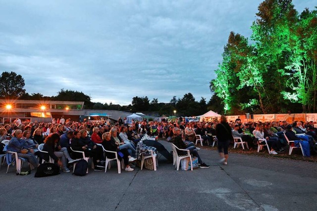 ber dem Kieswerk Open Air braut sich etwas zusammen.  | Foto: Oliver Welti