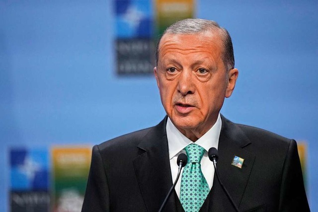Verrgert seine Nato-Partner: Recep Tayyip Erdogan, Prsident der Trkei.  | Foto: Pavel Golovkin (dpa)