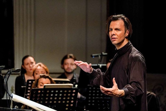 Teodor Currentzis, der griechisch-russ...efdirigent des SWR-Symphonieorchesters  | Foto: Anton  Zavyalov