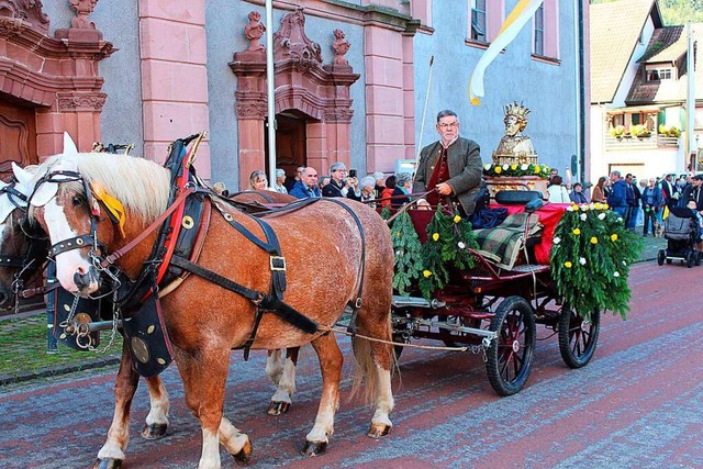 Eine prchtige Prozession wurde am Sonntag in Ettenheimmnster zelebriert.  | Foto: Reiner Beschorner