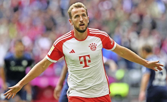 Harry Kane hlt bislang, was sich dfie Bayern von ihm versprochen haben.  | Foto: CHRISTOF STACHE (AFP)
