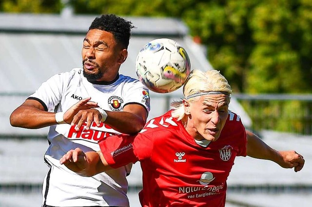 Seit sechs Spielen sieglos: Bojan Sapo...mit dem FV Lrrach-Brombach weiter ab.  | Foto: Gerd Gruendl