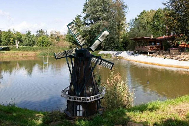 Der Weiher der Anglerfreunde Dattingen  | Foto: Volker Mnch