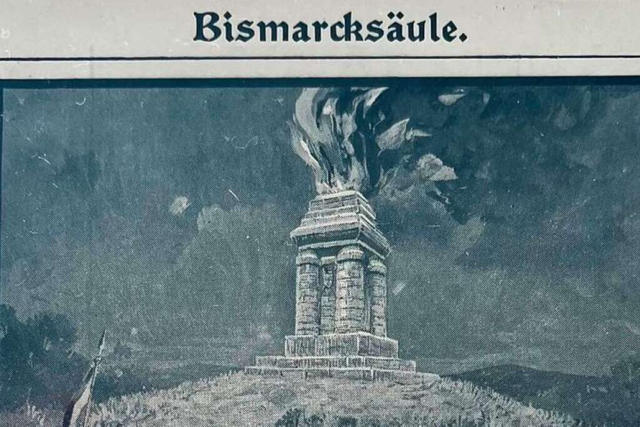 Die Bismarcksäule für den Tüllinger Berg in Lörrach blieb nur ein Plan