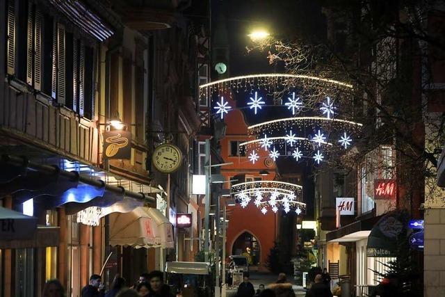 Die Finanzierung für die Weihnachtsbeleuchtung in der Lahrer Innenstadt ist gesichert