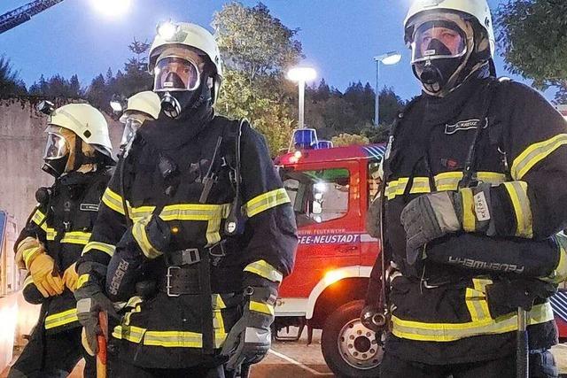 Hunderte Einsatzkrfte ben in Titisee-Neustadt fr die Katastrophe