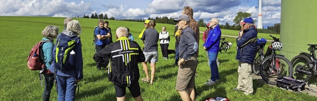 Eine anspruchsvolle Radtour hinauf zu den Windrdern am Schillingerberg   | Foto: Verein