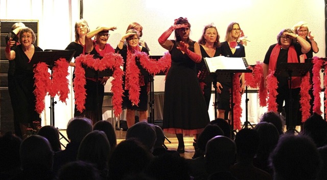 Die Choryfeen feierten mit einem Konzert zehnten Chor-Geburtstag.  | Foto: Eva Buchholz