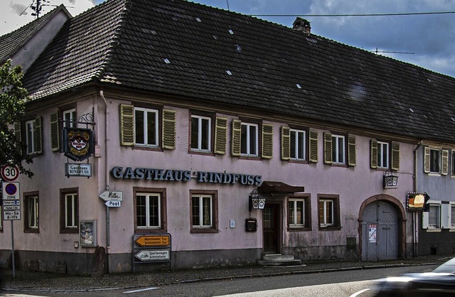 Das ehemalige Gasthaus Rindfu soll umgestaltet werden.   | Foto: Marius Alexander