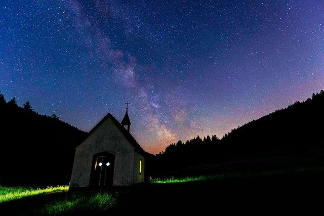 Nachthimmel ber dem Litschental bei Seelbach.  | Foto: Manfred Kopp