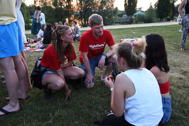 Nachtmediatoren im Seepark | Foto: Rita Eggstein Nachtmediatoren im Seepark | Foto: Rita Eggstein