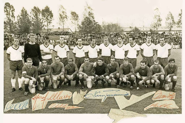 Als Franz Beckenbauer und Gerd Mller in Offenburg spielten