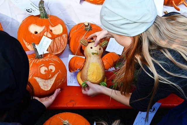 Beim Herbstfest in Lrrach gibt es den Krbisschnitzwettbewerb wieder.   | Foto: Barbara Ruda