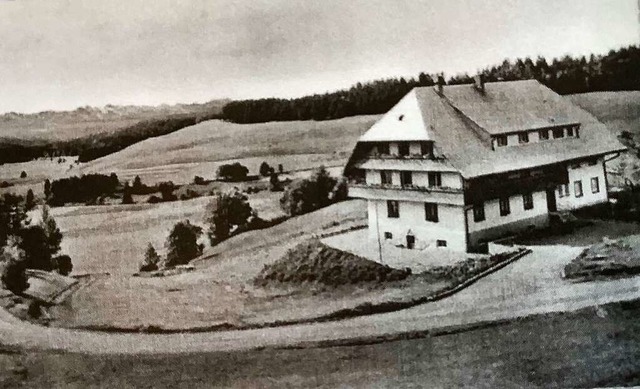 Blick auf das Gebude des einstigen DRK-Kinderheims Sonnhalde in Oberibach.  | Foto: Karin Stckl-Steinebrunner