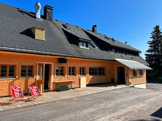 Die Auenfassade der Menzenschwander H... gemacht und mit hellem Holz versehen.  | Foto: Merlin Frey