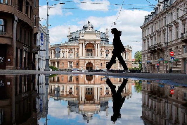 Irina Kilimnik hofft, dass Odessa an s...ngenheit und Identitt  anknpfen kann  | Foto: OLEKSANDR GIMANOV (AFP)