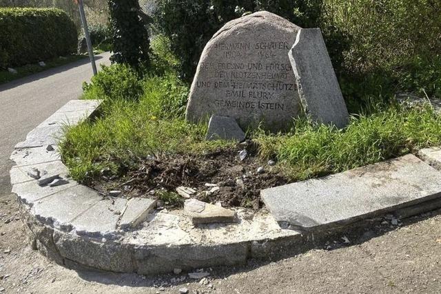 Gedenkstein wird erneuert