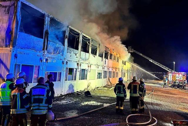 Brand in Offenburger Asylunterkunft: Polizei geht nicht von Brandstiftung aus