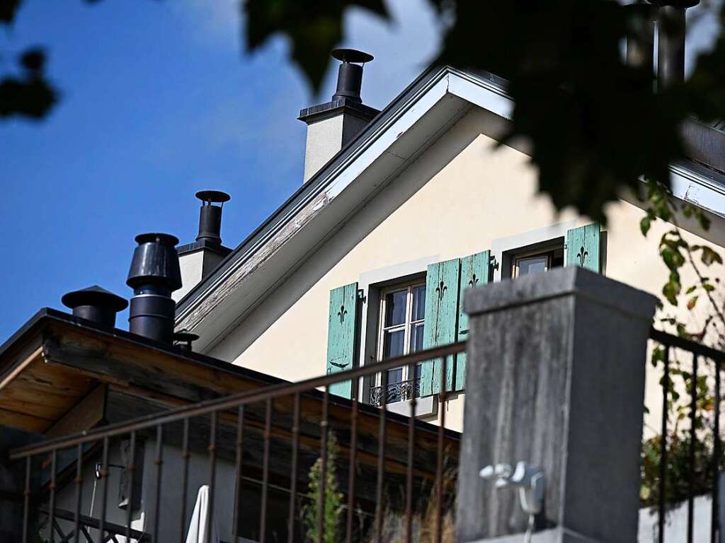 Schne alte Huser gibt es in der Altstadt von Vevey und entlang der Uferpromenade.