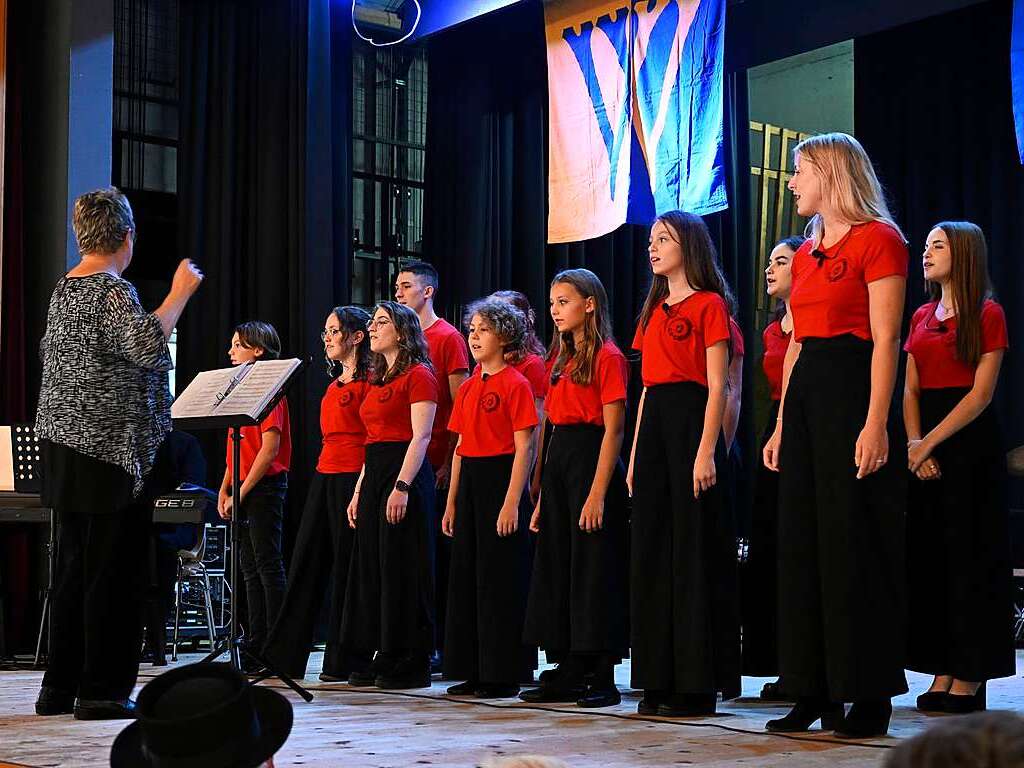 Begeisterte das Publikum beim Galadinner: der Mllheimer Jugendchor Power of Singers.