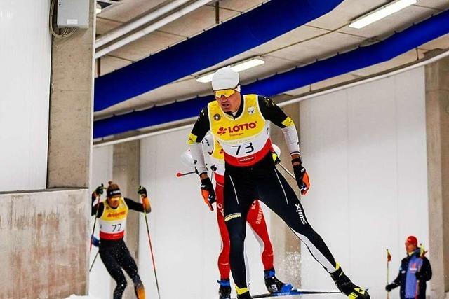 Sven Kolbs furiose Sprints in der Skihalle von Oberhof