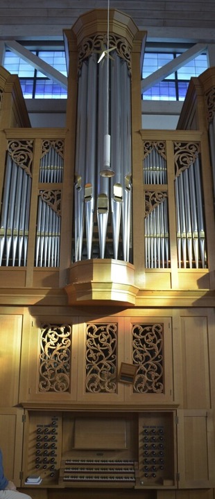Die Metzler-Orgel in der Kirche St. Peter und Paul   | Foto: Hannes Lauber