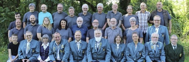 Der Vorstand und aktive des Altdorfer Schtzenvereins   | Foto: Martin Oswald