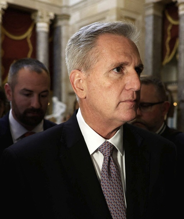 Kevin McCarthy versicherte, er werde auch diesen Widerstand berwinden.  | Foto: CHIP SOMODEVILLA (AFP)