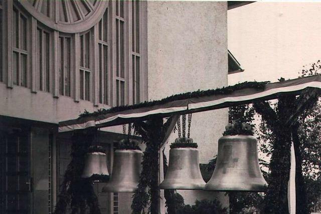 Die Glocken fehlten zur Einweihung der Kirche St. Michael in Grenzach-Wyhlen