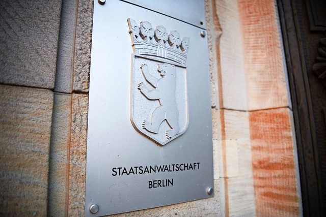 Die Berliner Staatsanwaltschaft ist di...schaft der Bundesrepublik Deutschland.  | Foto: Fabian Sommer (dpa)