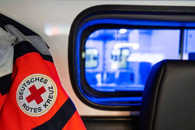 Die beiden Teenager wurden vom Rettungsdienst ins Krankenhaus gebracht.  | Foto: Hannes P Albert (dpa)