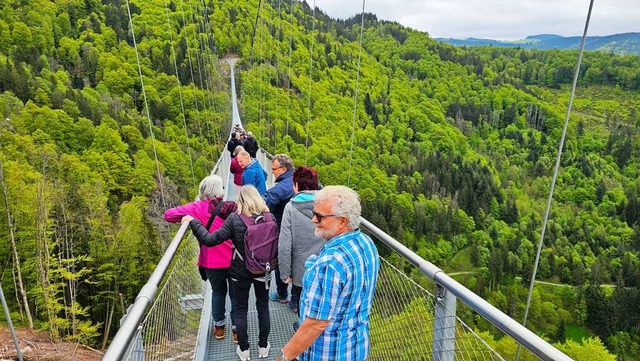 Wer sich vor Ort nicht auskennt, hat S..., die Todtnauer Hngebrcke zu finden.  | Foto: Gerald Nill