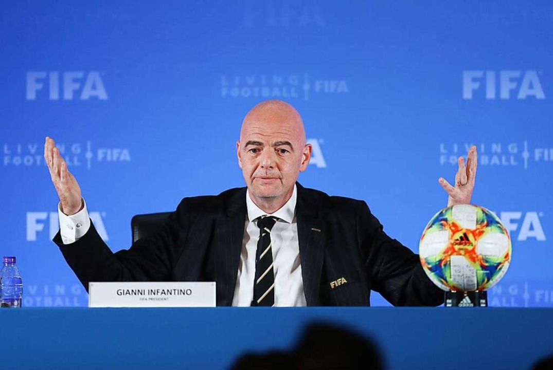 Gianni Infantino, Präsident des Fußball-Weltverbands FIFA  | Foto: Ding Ting (dpa)