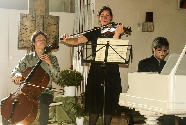 &#8222;Hommages&#8220; betitelten Davi...ff David Klglich auch noch zum Cello.  | Foto: Karin Stckl-Steinebrunner