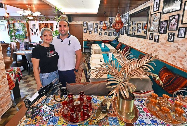 Sahar Samimi und Saeid Delgarm in ihrem Restaurant &#8222;Shahaneh&#8220;.  | Foto: Michael Bamberger