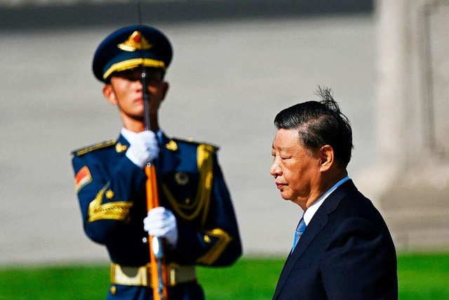 Chinas Staatschef Xi Jinping  | Foto: PEDRO PARDO (AFP)