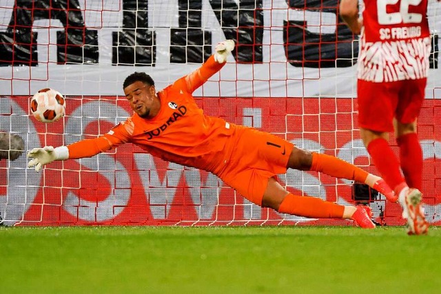 Die Entwicklung junger Spieler wie Noah Atubolu gehrt zur DNA des SC Freiburg.  | Foto: Philipp von Ditfurth (dpa)