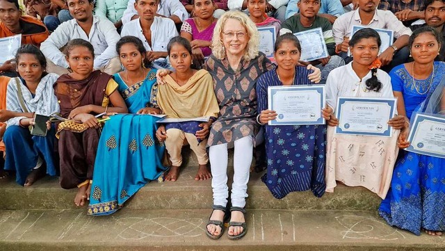 Cornelia Mallebrein besucht Indien reg...ung junger Frauen liegt ihr am Herzen.  | Foto: privat