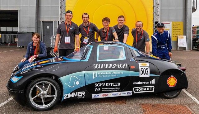 Sieben der insgesamt zehn Teammitglied...lifikation fr die World Championship.  | Foto: Hochschule Offenburg