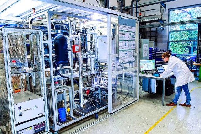 Fr die erfolgreiche Umsetzung der Ene...se im Bereich Wasserstofftechnologien.  | Foto: Fraunhofer-Institut fr Solare Energiesysteme ISE