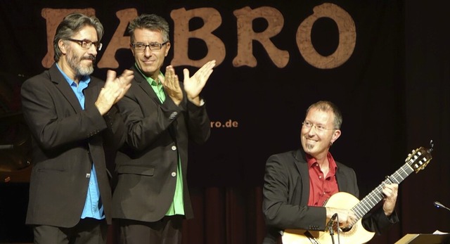 Mit Flamenco-Jazz sind der Gitarrist O...ahren auf den Konzertbhnen unterwegs.  | Foto: Roswitha Frey