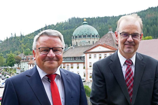 Gerhard Behringer, Vorsitzender des Vo..., wo sie gemeinsam ausgebildet wurden.  | Foto: Sebastian Barthmes