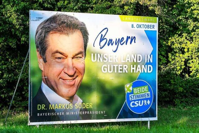 Vor der Bayern-Wahl: Von alten Traumergebnissen ist die CSU weit entfernt